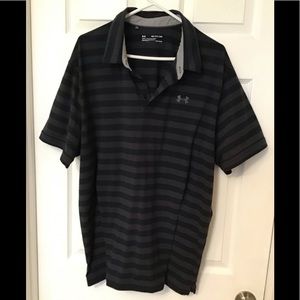 Mens Under Armour Heat Gear Golf Shirt